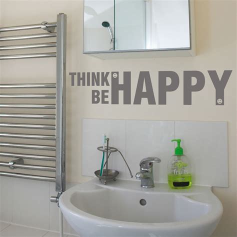 Think Happy Be Happy Wall Decals Stickers Graphics