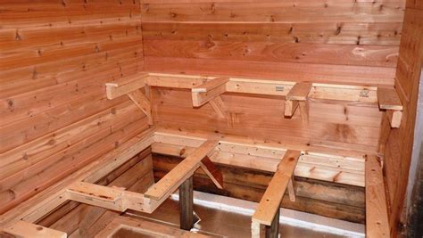 Building Outdoor Sauna Benches Bench Jhmrad 133237