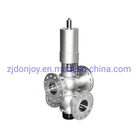 Pneumatic Double Seat Mixproof Valve With Flanged Connection China
