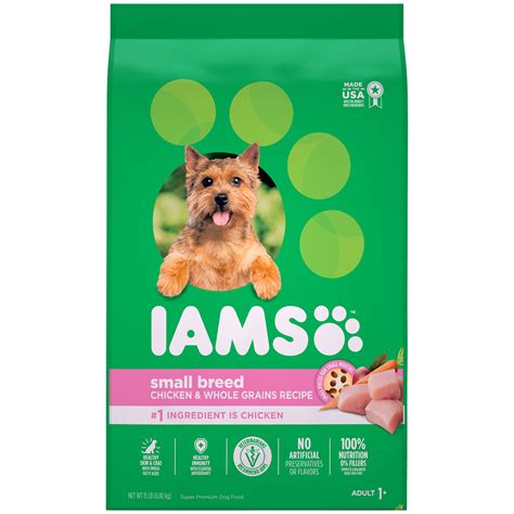 Best diabetic dog food for senior dogs: IAMS PROACTIVE HEALTH Small & Toy Breed Adult Dry Dog Food ...