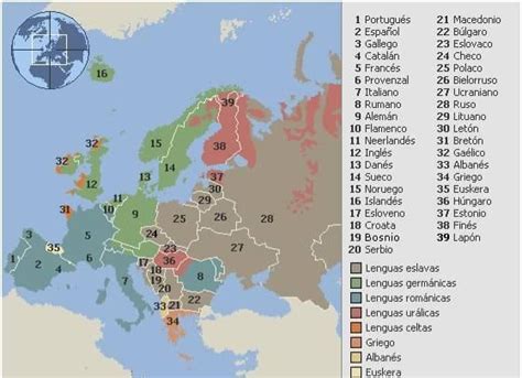 Lenguas De Europa Europa Mapas Lengua