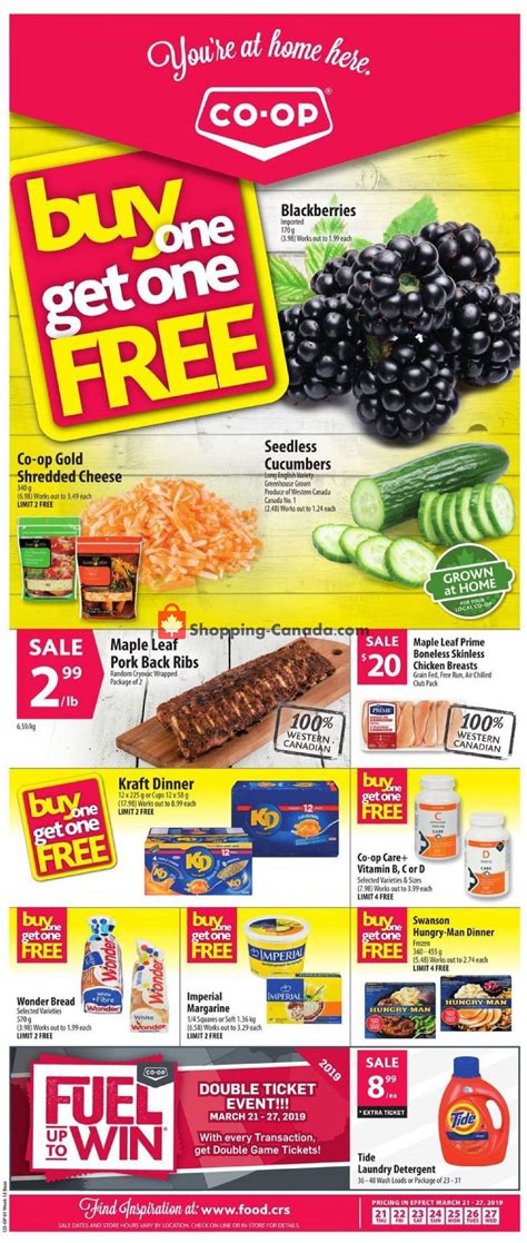 Co Op Canada Flyer Food Buy One Get One Free Bc March 21