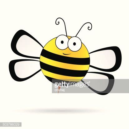 Clipart Bild süße Biene Vektor illustration