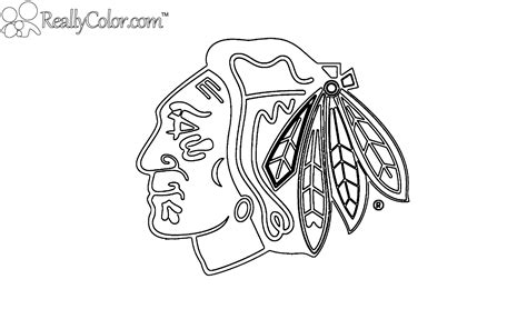 ️chicago Blackhawks Logo Coloring Pages Free Download