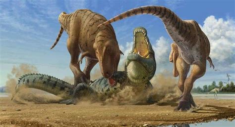 Deinosuchus Vs Albertosaurus Sergei Krashovskyi Rcrocodiles