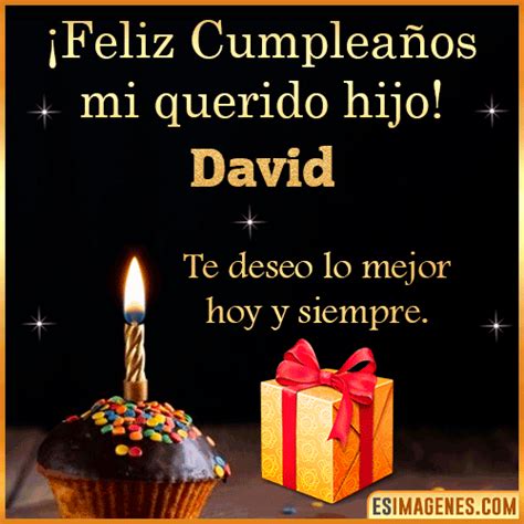 Feliz Cumpleaños Hijo David