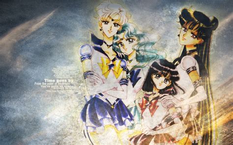 Group Kaiou Michiru Meiou Setsuna Sailor Moon Sailor Neptune Sailor