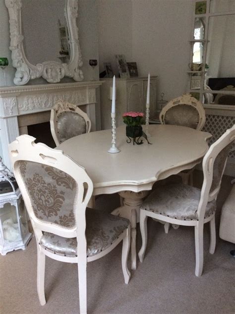 People love to have them in their home besides considering their cost. 20 Best Shabby Chic Cream Dining Tables and Chairs