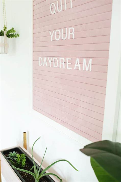 Oversized Felt Letter Board Diy A Beautiful Mess