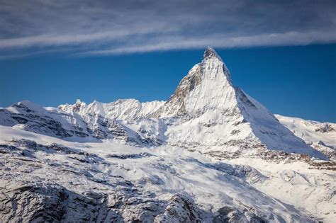 The Matterhorn Summit Stock Image Image Of Skiing Peak