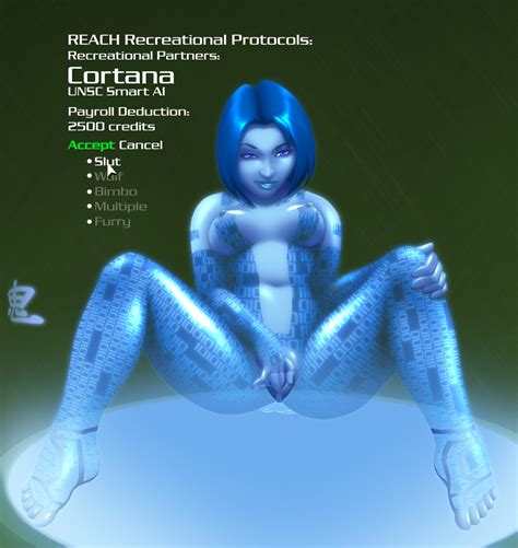 Cortana By Oni Hentai Foundry