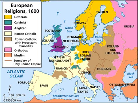 Religion Map Of Europe