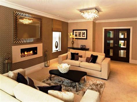 warna cat ruang tamu  lighting  bagus beige living rooms