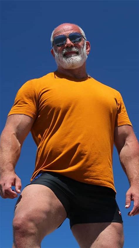grey beards muscle bear lederhosen russian blue mature men older men aging gracefully