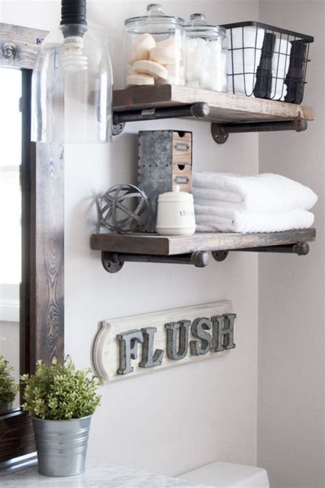 The kalkgrund shower shelf has a. Bathroom Shelves - Beautiful and Easy DIY Bathroom Space ...