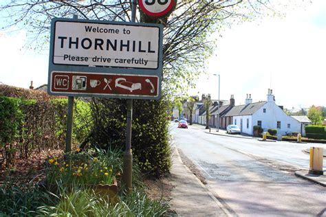 Welcome To Thornhill © Billy Mccrorie Geograph Britain And Ireland