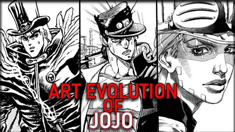 The Evolution Of Jojos Bizarre Adventures Art Youtube