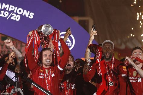 That meant, as it stood, liverpool, playing in front of the biggest crowd at anfield since they became english champions least season, dropped out of the champions league qualification places. Henderson lifts Premier League as Liverpool are crowned ...