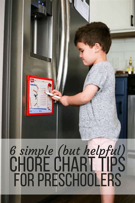 Chore Chart Ideas For Preschoolers How To Get Your Kids To Be More
