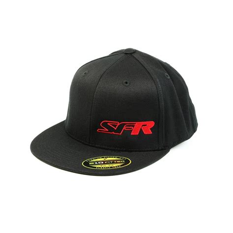 Speedfactory Racing Sfr Logo Flex Fit Hat Curved Or Flat Bill