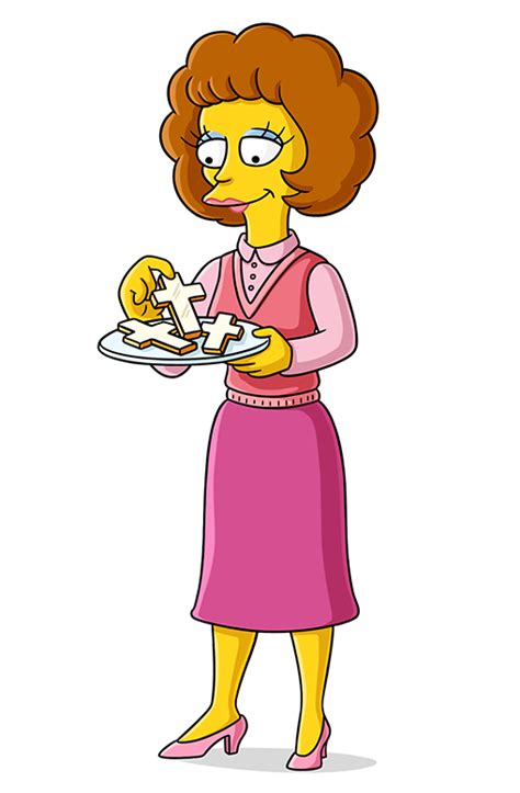 Maude Flanders From The Simpsons Simpsons Characters Simpsons Art