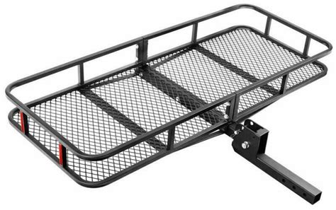 Bikes must also be loaded securely. NEW 60 IN FOLDING CARGO LUGGAGE RACK BASKET RECEIVER HITCH ...