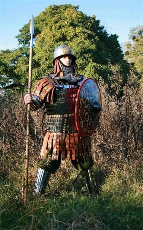 A Late Medieval Period Varangian Guard In Lamellar Armour Source