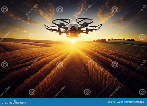 Futuristic Farming Automation Using Drones Over Farm Fields In