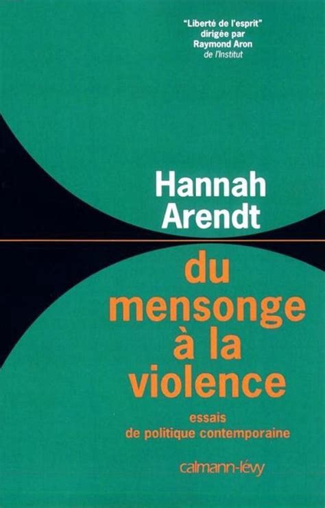 Du Mensonge En Politique Hannah Arendt Boeken Bol