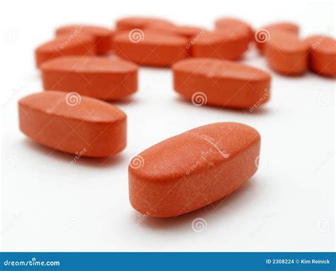 Orange Pills Stock Photo Image Of Background Medication 2308224