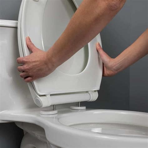 Bemis 1003329981 Push Nclean Plastic Elongated Closed Front Toilet