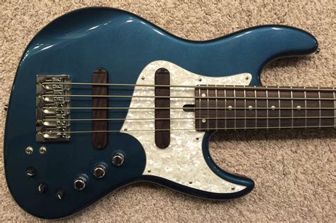 Sold Xotic Xj It5 5 String Lake Placid Blue 1900 Shipped