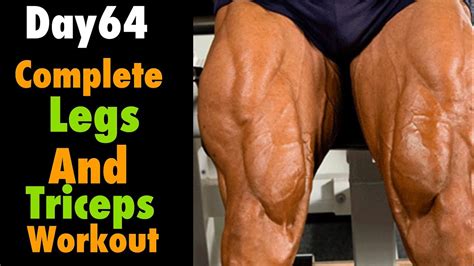 Day64 Complete Legs And Triceps Supersets Workout Fittrainme