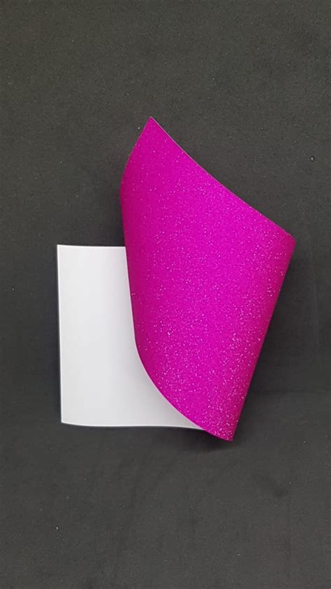 Papel Glitter Pink G A Unidade Por R