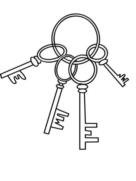 Key Free Printable Coloring Page Free Printable Coloring Pages For Kids
