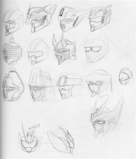 My Mecha Head Design By Chen Chan On Deviantart