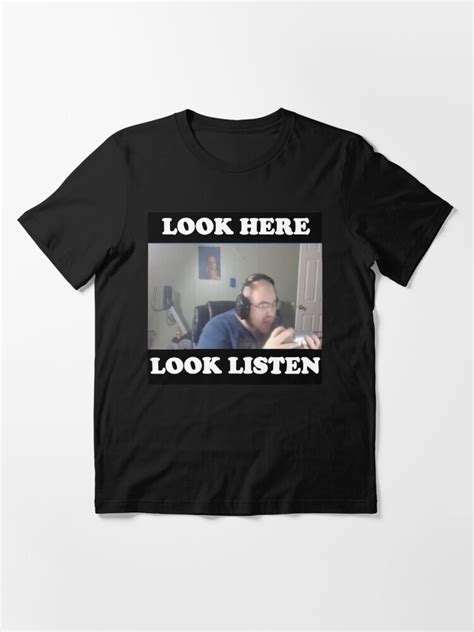 Look Here Look Listen Shirt T Shirt For Sale By Wingsofrevenue