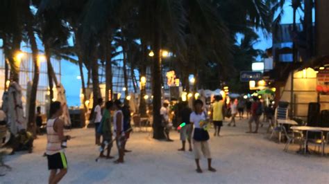 Boracay Nightlife D Mall Station 2 Walkthrough Boracay Island By Youtube