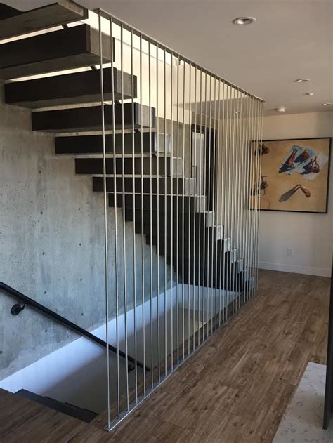 Modern Vertical Railing In Laguna Beach Modern Staircase Orange County By Prime