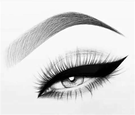 How To Draw Eyelashes And Eyebrows At How To Draw