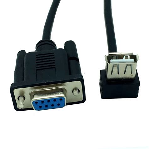 Rs232 Female Serial Conversion Cable Db9 Female To Usb A Db9 Female To