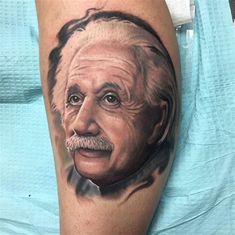 15 Incredible Albert Einstein Tattoos Tattooblend