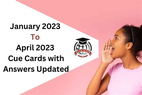 January To April Cue Cards With Answers IELTS Fever