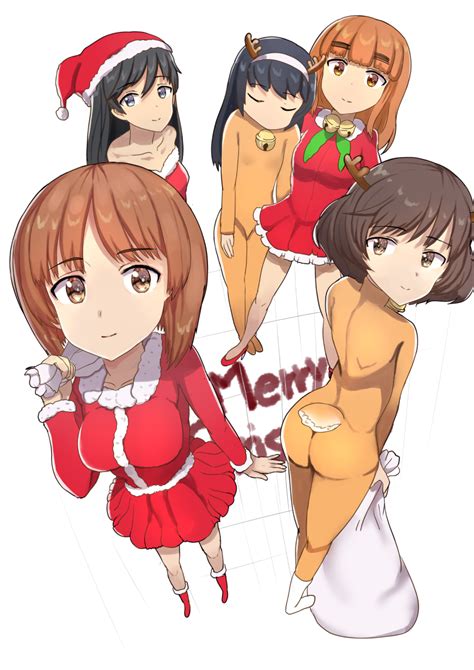 Sikijou77o Akiyama Yukari Isuzu Hana Nishizumi Miho Reizei Mako Takebe Saori Girls Und