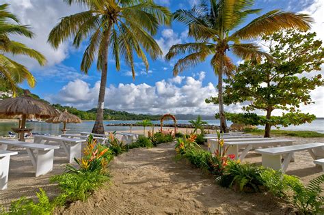 Caribbean Destination Weddings At Windjammer Landing St Lucia