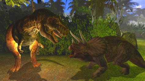 Dino Battle Tyrannosaurus Rex Vs Triceratops By Kongzillarex619 On Deviantart