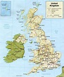 Risultati immagini per regno unito cartina | England map, Map of great ...