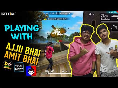 The reason for garena free fire's increasing popularity is it's compatibility with low end devices just as. FREE FIRE || TWO SIDE GAMERS PLAYING WITH AJJU BHAI AND ...