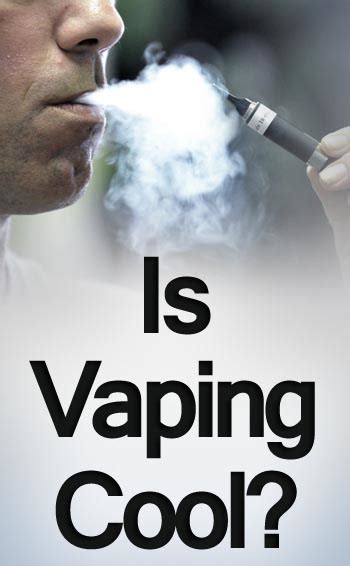 Although vapes are not medical devices, side effects for the user may occur. Is Vaping Cool? | How Vaping is Perceived and its Effects ...