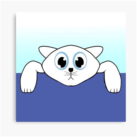 Sad Cat Meme Canvas Print For Sale By Ferassso Redbubble
